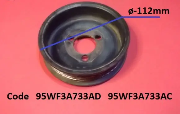 Ford Galaxy Power steering pump pulley 95WF3A733AC 95WF3A733AD