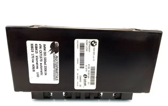 BMW 5 E60 E61 Comfort/convenience module 9133144 63741 532256829