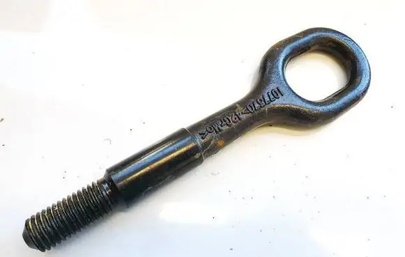 Towing hook eye