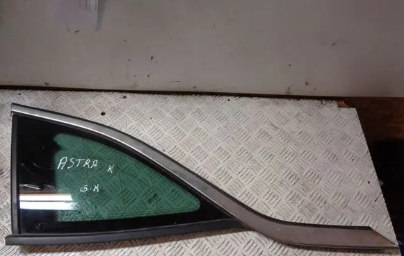 Opel Astra K Side middle window/glass 43R011595
