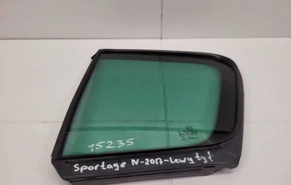 Rear vent window glass