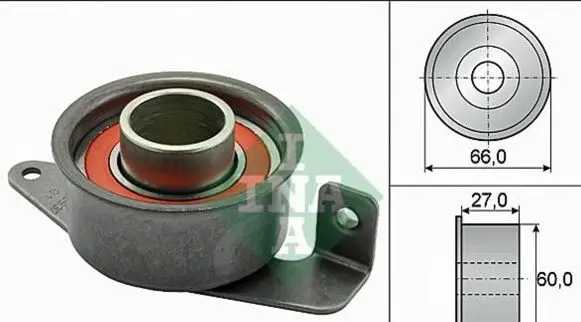 Ford Mondeo MK II Timing belt tensioner 93FF-6K254-BA 531002920 96FF-6K254-CB