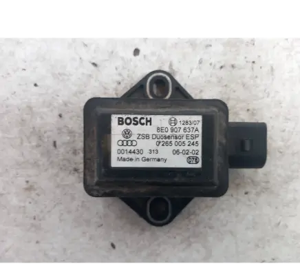 Audi A4 S4 B6 8E 8H ESP acceleration yaw rate sensor 8E0907637A 0014430 0265005245
