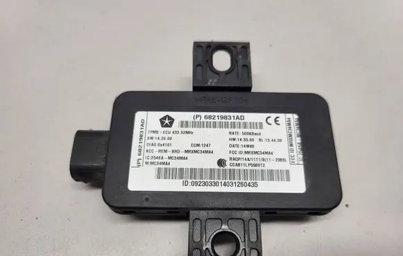 Dodge Challenger Tire pressure control unit 68219831AD