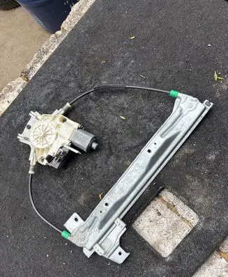 Peugeot 407 Rear door window regulator with motor 0130822200 994650102