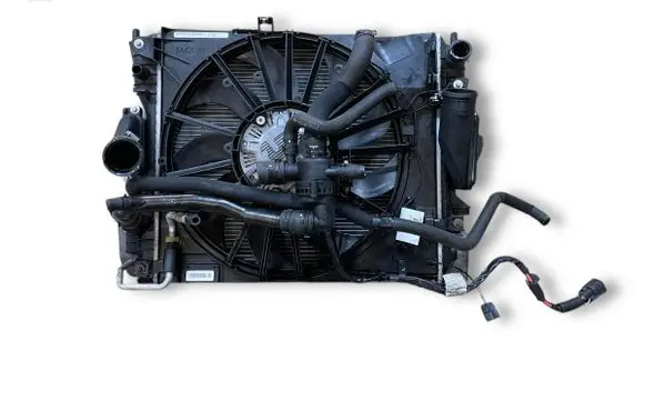 Jaguar XF X250 Radiator set 8X2319C600AA 9X2319E839FA 9X238C607BF
