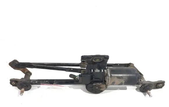 Front wiper linkage and motor