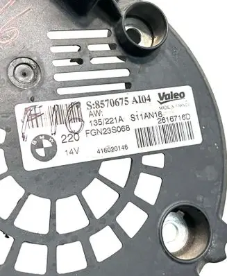 BMW X6 F16 Generator/alternator 8570675