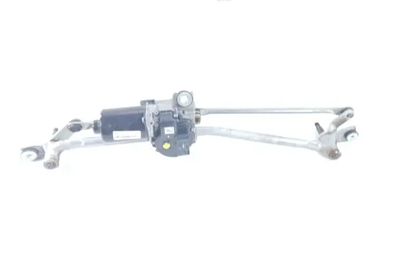 Front wiper linkage and motor