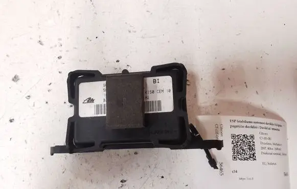 Citroen C5 ESP acceleration yaw rate sensor 9654769280 10170103423