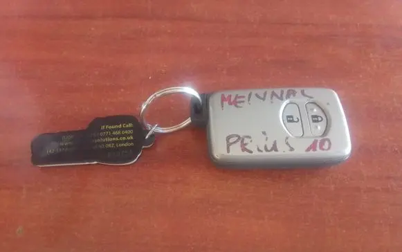 Toyota Prius (XW30) Ignition key/card 