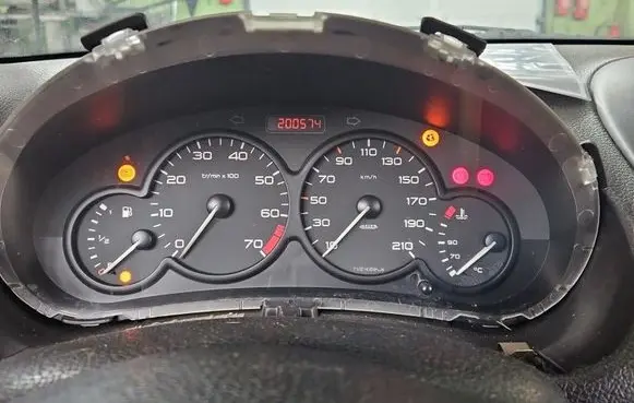 Peugeot 206 Speedometer (instrument cluster) 9634961180 IMPRK1579984