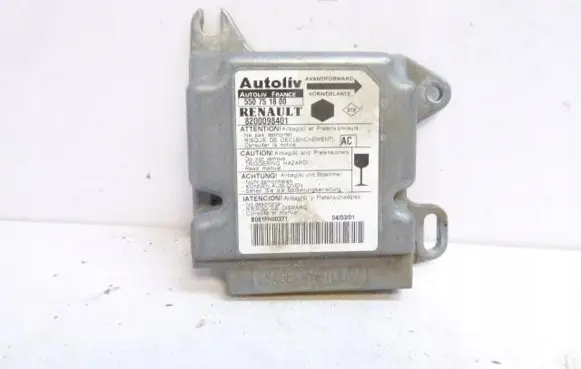 Renault Kangoo I Airbag control unit/module 8200098401