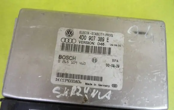 Audi A8 S8 D2 4D ABS control unit/module 4D0907389E