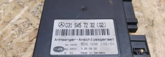 Mercedes-Benz C W203 Tow bar trailer control unit/module 0315457232 5ds00810201