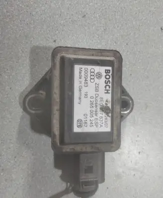 Audi A4 S4 B6 8E 8H ESP acceleration yaw rate sensor 8E0907637A 0265005245 0009483