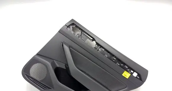 Front door card panel trim