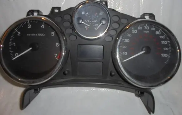 Peugeot 207 Speedometer (instrument cluster) 9666132680