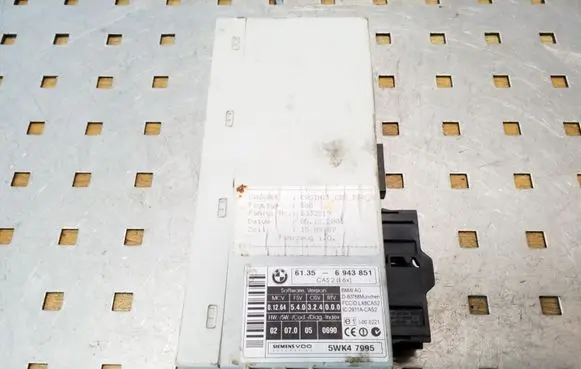 BMW 5 E60 E61 Door central lock control unit/module 61356943851 5WK47995