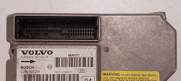 Volvo S60 Airbag control unit/module 8645271 0285001254 010311045304