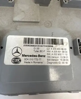 Mercedes-Benz GLE (W166 - C292) Comfort/convenience module A2059006822 5DK01077277 A2059013904