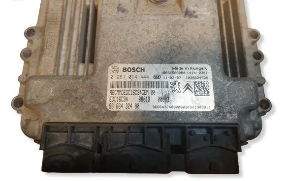 Peugeot Bipper Engine control unit/module 0281014444 9666432480 9661586080