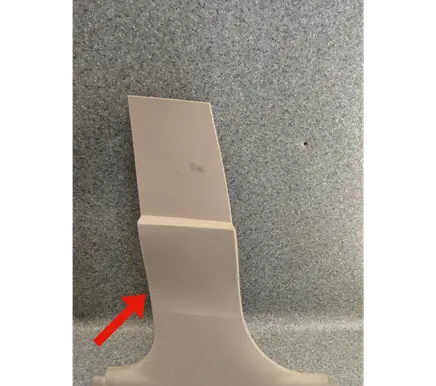 BMW 5 E60 E61 (B) pillar trim (bottom) 7027089 52850610