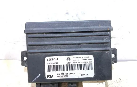Citroen C5 Parking PDC control unit/module 9663821780 6002JC0860 0263004203