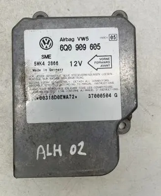 Seat Alhambra (Mk1) Airbag control unit/module 6Q0909605 37000504 5WK42866