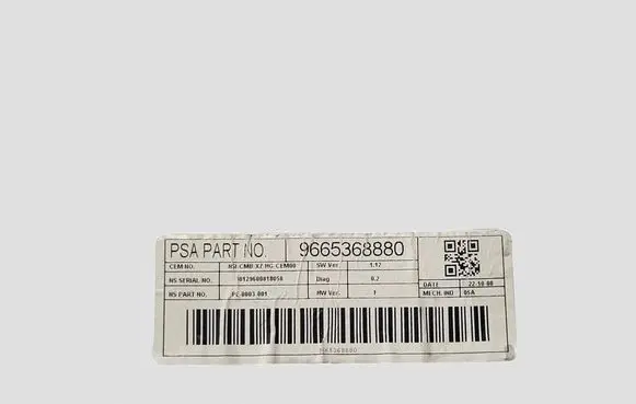Citroen C5 Speedometer (instrument cluster) 9665368880
