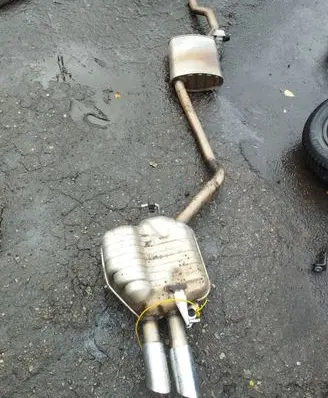Audi A6 S6 C7 4G Muffler/silencer 