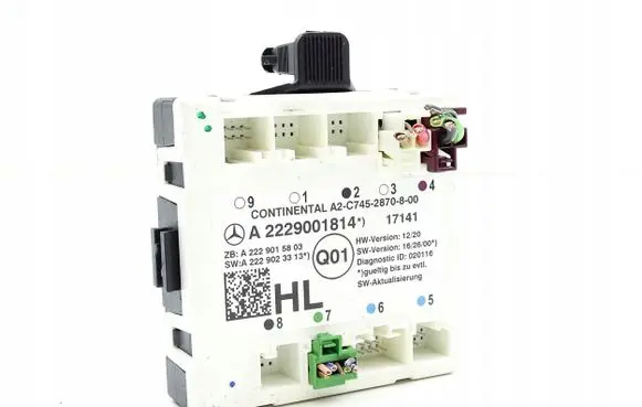 Mercedes-Benz S W222 Door control unit/module A2229001814