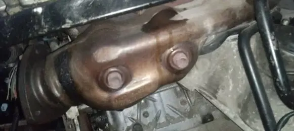 Audi A8 S8 D3 4E Exhaust manifold 077253034AB