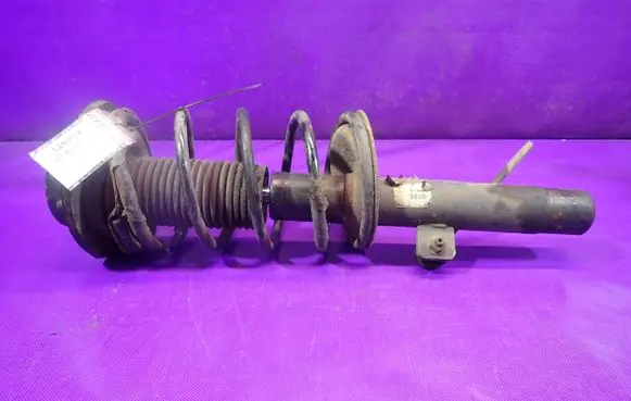 Front shock absorber with coil spring