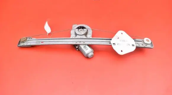 Dacia Logan I Front door window regulator with motor 400726D