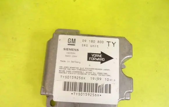 Opel Vectra B Airbag control unit/module 09180800 09180800TY