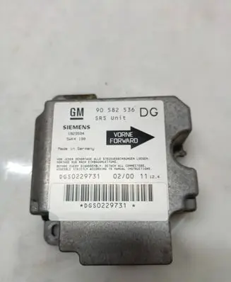 Opel Zafira A Airbag control unit/module 90582536 1923594 DGS0229731