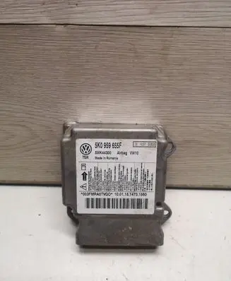 Volkswagen Golf Plus Airbag control unit/module 5K0959655F 5WK44300 03H037S0606