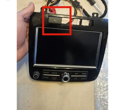 Volkswagen Touareg II Parking (PDC) sensor switch 7P6927122