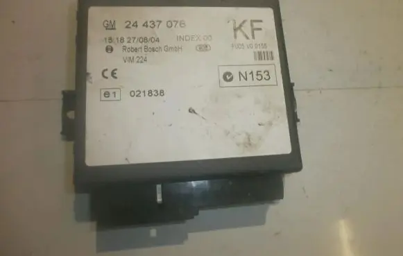 Opel Zafira A Other control units/modules 24437076KF