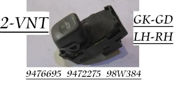 Volvo S80 Electric window control switch 9476695 9472275
