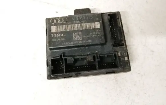 Audi A6 S6 C6 4F Door control unit/module 4F0959793 sw4f0910793