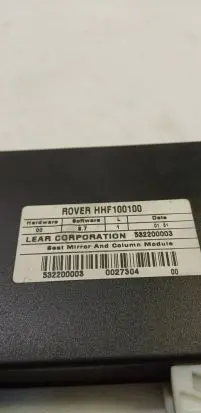Rover 75 Other control units/modules HHF100100 532200003 0027304