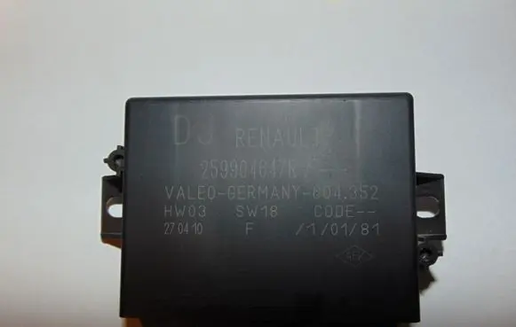 Renault Scenic III - Grand scenic III Parking PDC control unit/module 259904647R