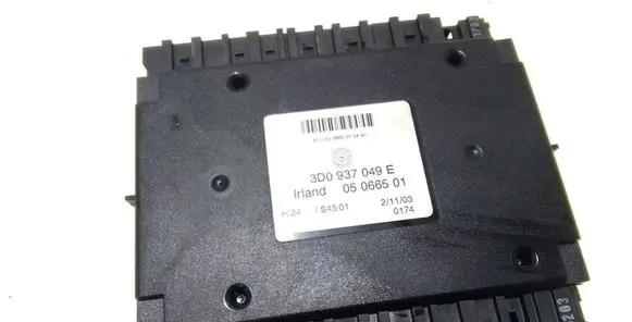 Volkswagen Phaeton Comfort/convenience module 3D0937049E