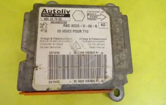 Peugeot 206 Airbag control unit/module 600237000 9644903280