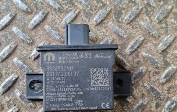 Dodge Challenger Tire pressure control unit 68536552AD