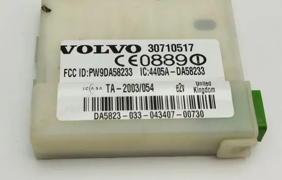 Volvo S60 Alarm control unit/module 30710517 0889 PW9DA58233