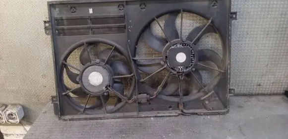 Volkswagen PASSAT B7 Electric radiator cooling fan 1K0121207
