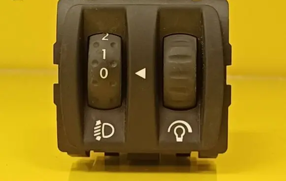 Headlight level height control switch